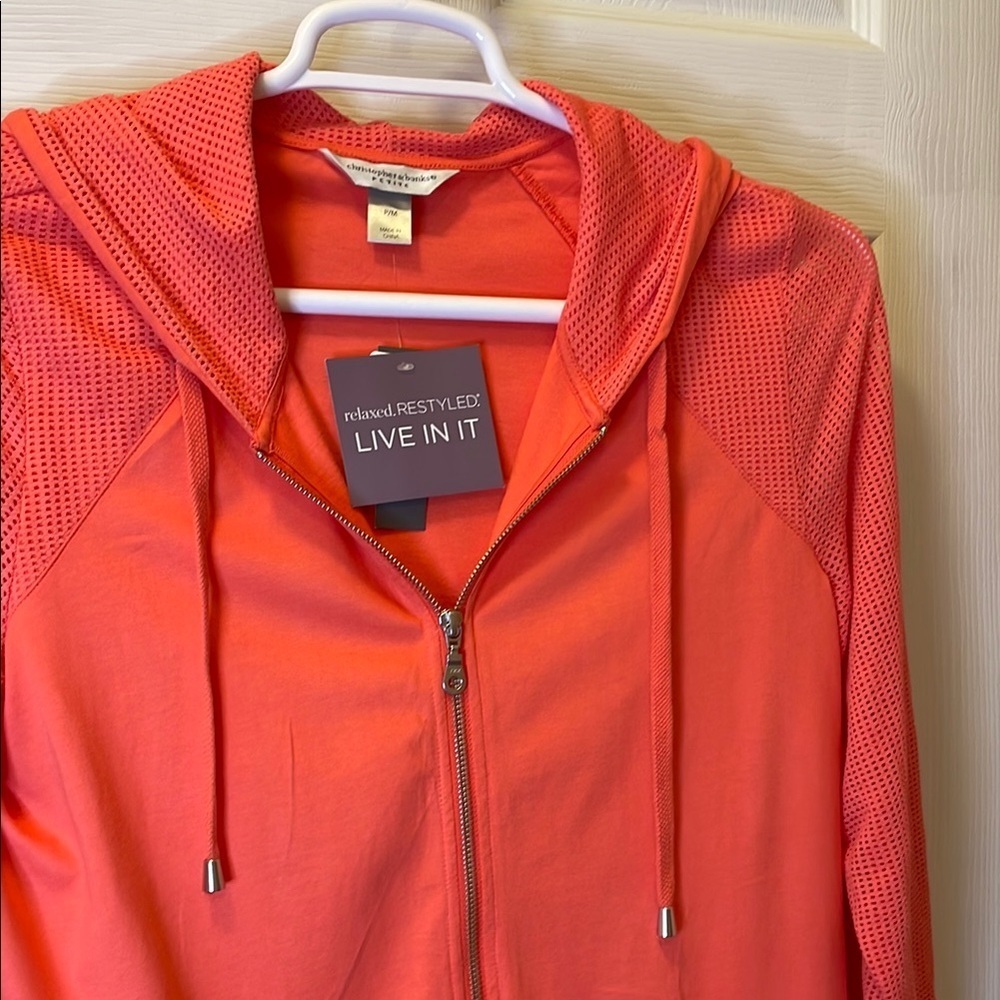 Christopher & Banks Orange Long Sleeve Tee - Picture 3 of 6